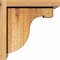 Ekena Millwork Del Monte Rough Sawn Corbel w/Backplate, Western Red Cedar, 8"W x 10"D x 10"H COR08X10X10DEL01RWR - alternate 2